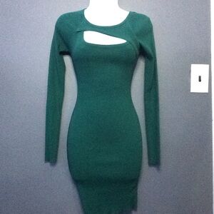 Green Sweater Dress